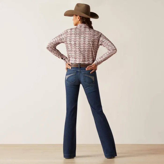 Denim Women Ariat REAL Mid Rise Angela Trouser Jean Midnight Denim Women Ariat REAL Mid Rise Angela Trouser Jean Midnight