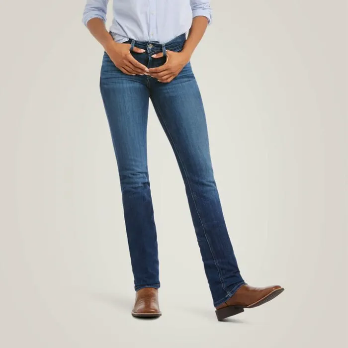 Denim Women Ariat REAL Perfect Rise Abby Straight Jean Mackenzie