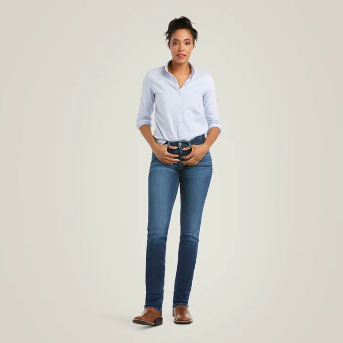 Denim Women Ariat REAL Perfect Rise Abby Straight Jean Mackenzie