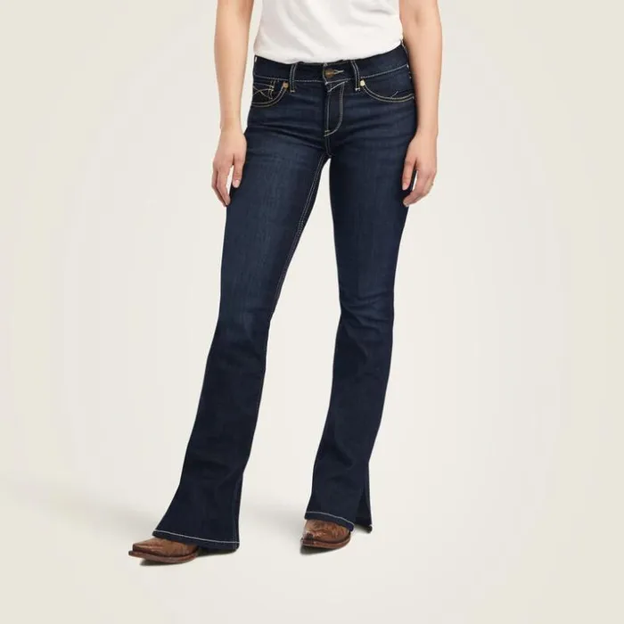 Denim Women Ariat REAL Perfect Rise Arrow Danna Boot Cut Jean Nashville