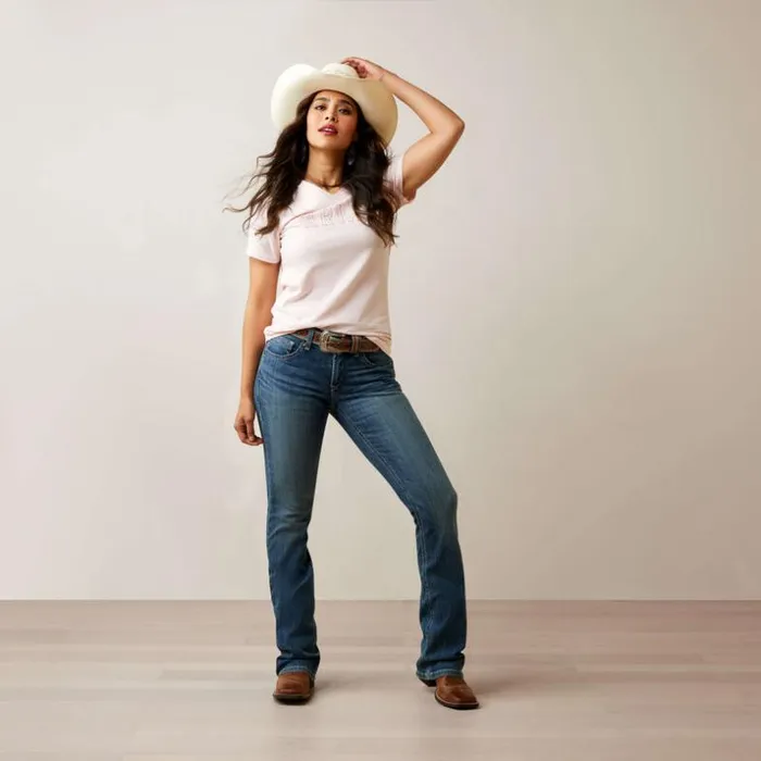 Denim Women Ariat REAL Perfect Rise Arrow Fit Tatiana Boot Cut Jean Torrance Denim Women Ariat REAL Perfect Rise Arrow Fit Tatiana Boot Cut Jean Torrance