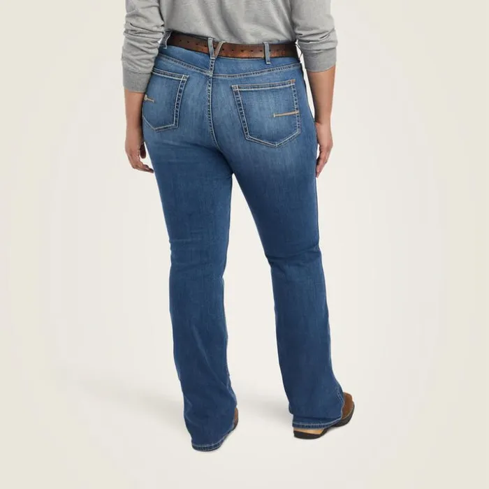 Denim Women Ariat Rebar Riveter Boot Cut Jean Malibu