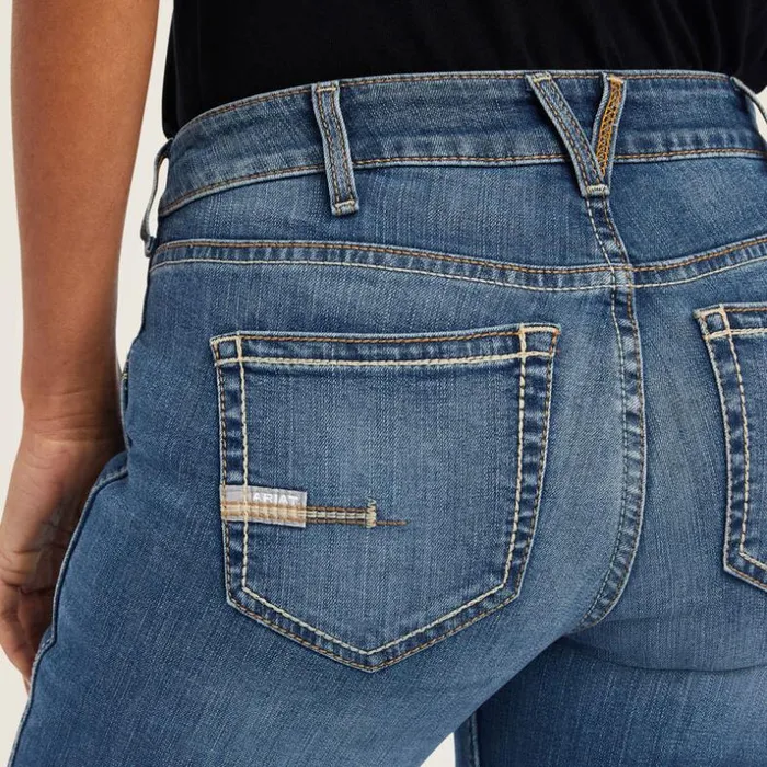 Denim Women Ariat Rebar Riveter Boot Cut Jean Malibu