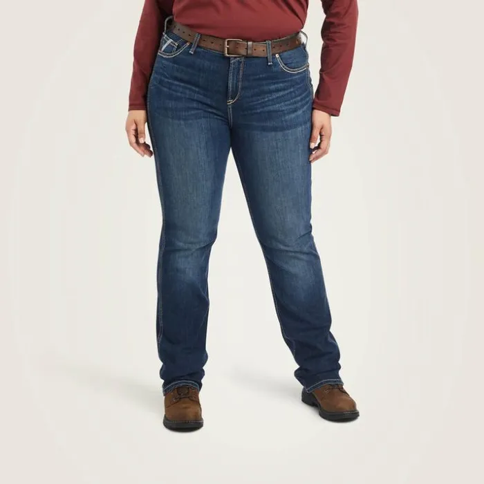 Denim Women Ariat Rebar Riveter Straight Jean Atlanta