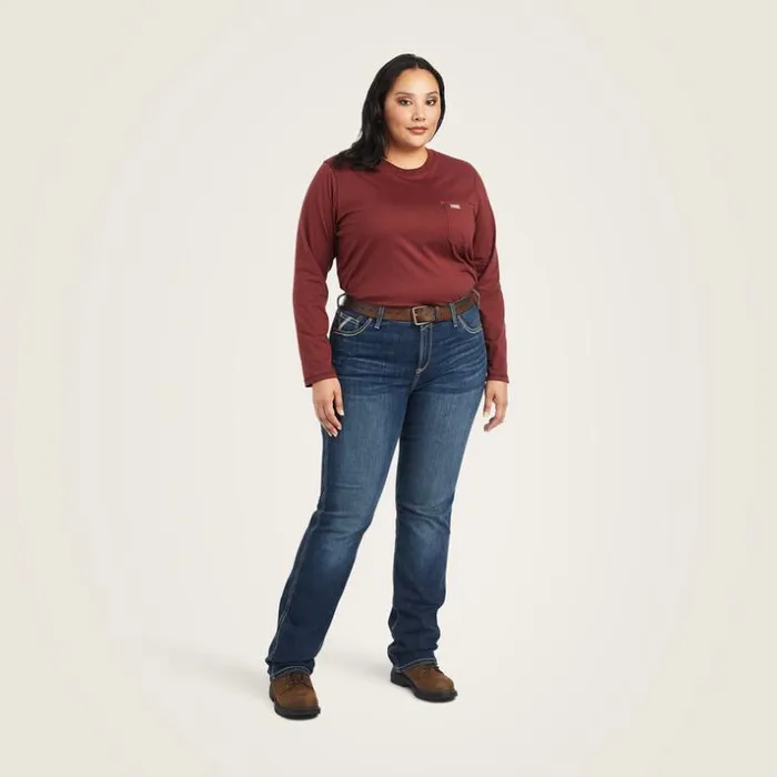 Denim Women Ariat Rebar Riveter Straight Jean Atlanta