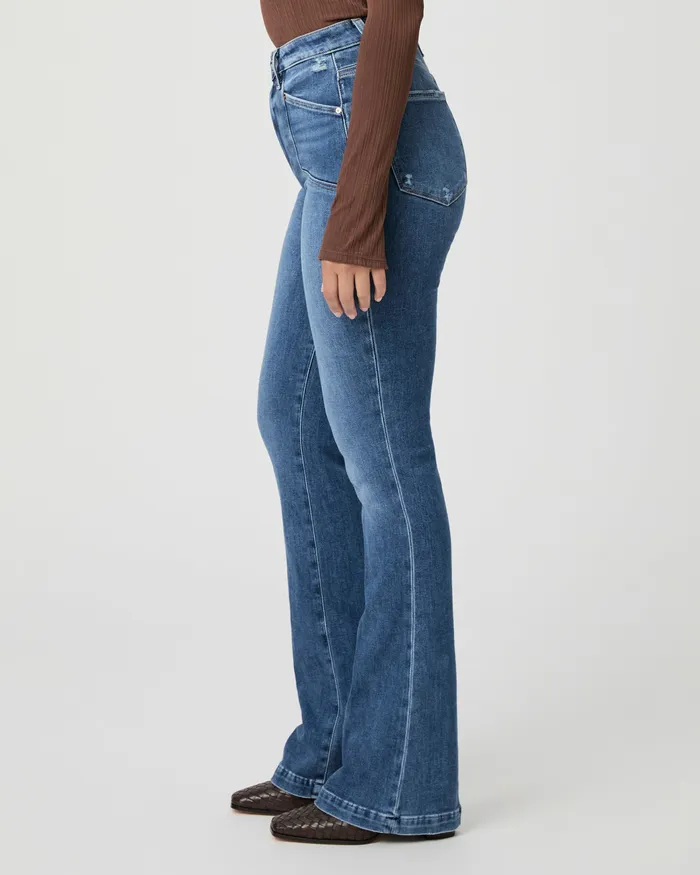 Denim Women Flaunt Denim Iconic Flare Jean 8211 Beloved PAIGE