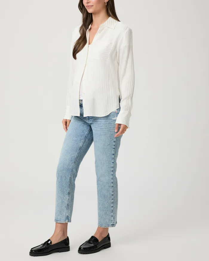 Denim Women PAIGE Noella Maternity Straight Jean 8211 Liza
