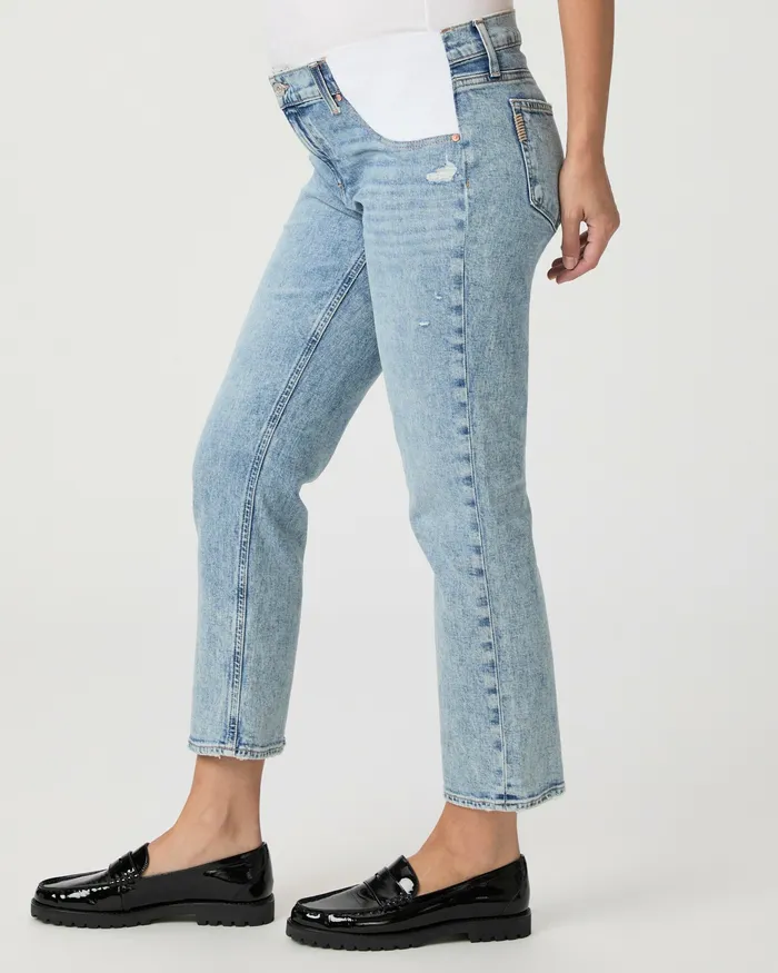 Denim Women PAIGE Noella Maternity Straight Jean 8211 Liza Denim Women PAIGE Noella Maternity Straight Jean 8211 Liza