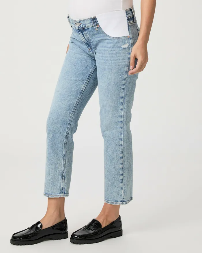 Denim Women PAIGE Noella Maternity Straight Jean 8211 Liza Denim Women PAIGE Noella Maternity Straight Jean 8211 Liza