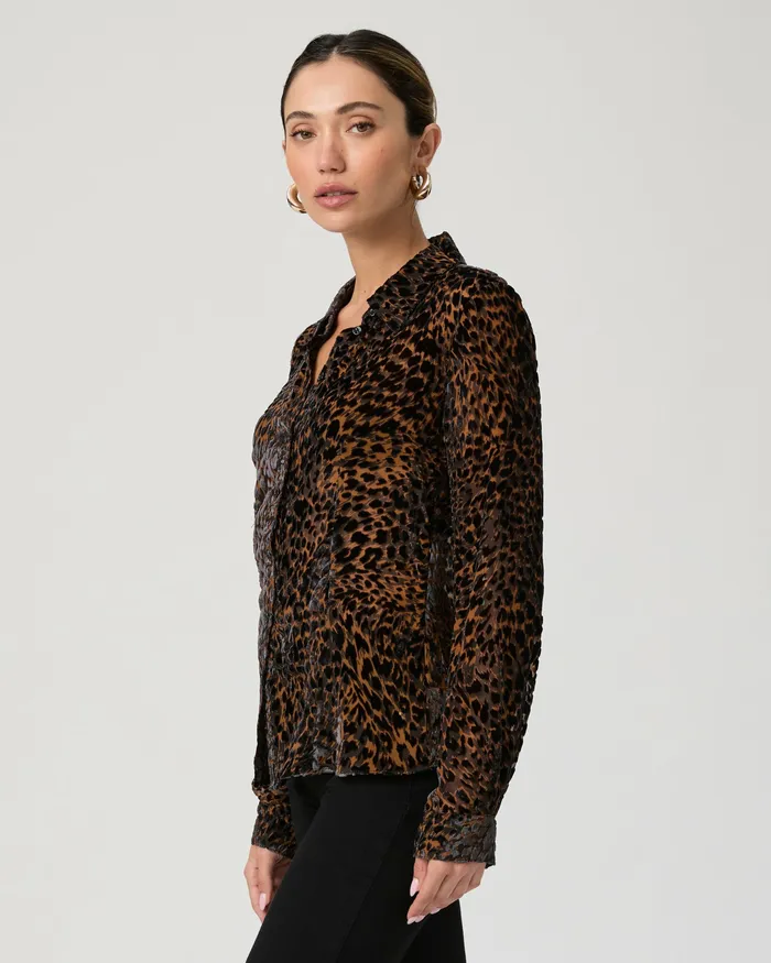 Desano Shirt 8211 Landslide Multi Velvet Women Tops and Blouses PAIGE Desano Shirt 8211 Landslide Multi Velvet Women Tops and Blouses PAIGE