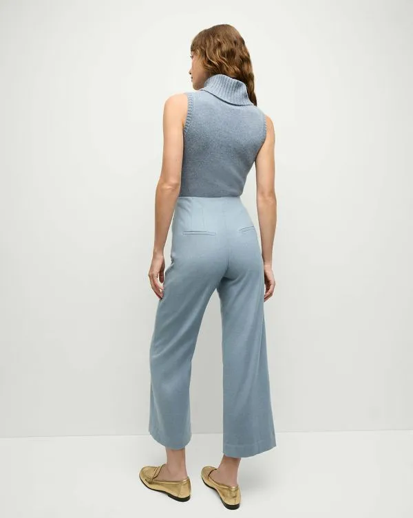 Dova Pant Heather Smoke Blue Women Veronica Beard Pants Dova Pant Heather Smoke Blue Women Veronica Beard Pants