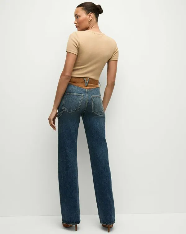 Draya Tee Khaki Women Veronica Beard Tops Draya Tee Khaki Women Veronica Beard Tops