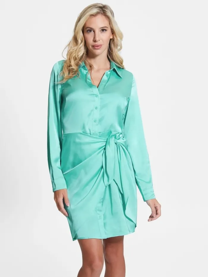 Dresses and Jumpsuits Eco Alya Dress New Pool Blue 8211 GUESS Women