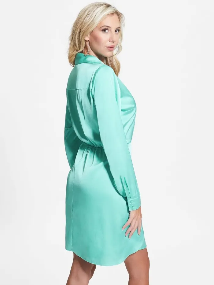 Dresses and Jumpsuits Eco Alya Dress New Pool Blue 8211 GUESS Women