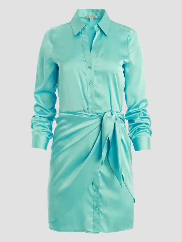 Dresses and Jumpsuits Eco Alya Dress New Pool Blue 8211 GUESS Women