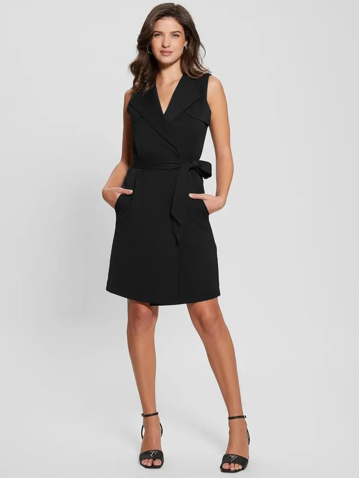 Dresses and Jumpsuits Everly Trench Dress Black GUESS Women Dresses and Jumpsuits Everly Trench Dress Black GUESS Women