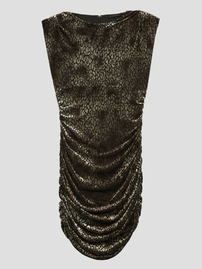 Dresses and Jumpsuits GUESS Women Belinda Velvet Bodycon Dress Leo Dark Coffee Dresses and Jumpsuits GUESS Women Belinda Velvet Bodycon Dress Leo Dark Coffee