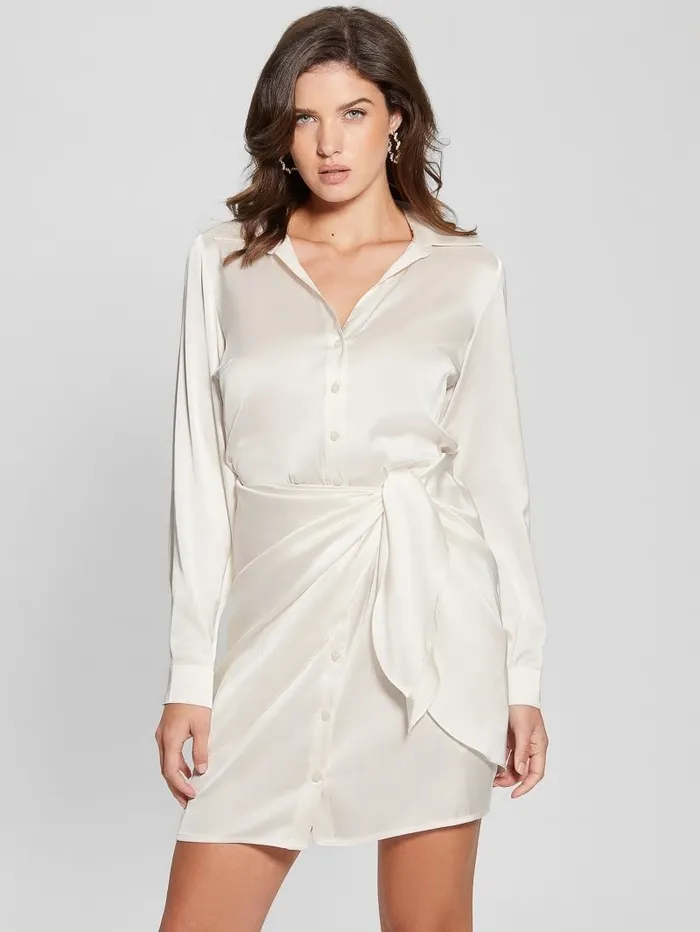 Dresses and Jumpsuits GUESS Women Eco Alya Dress Cream White
