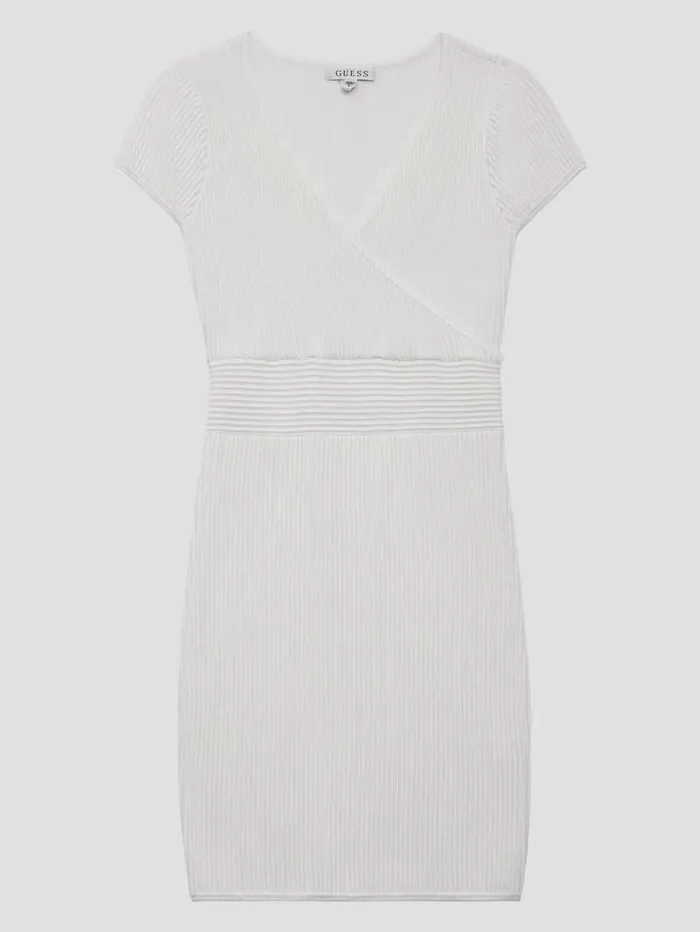 Dresses and Jumpsuits GUESS Women Eco Elise Knit Dress Dove White Dresses and Jumpsuits GUESS Women Eco Elise Knit Dress Dove White
