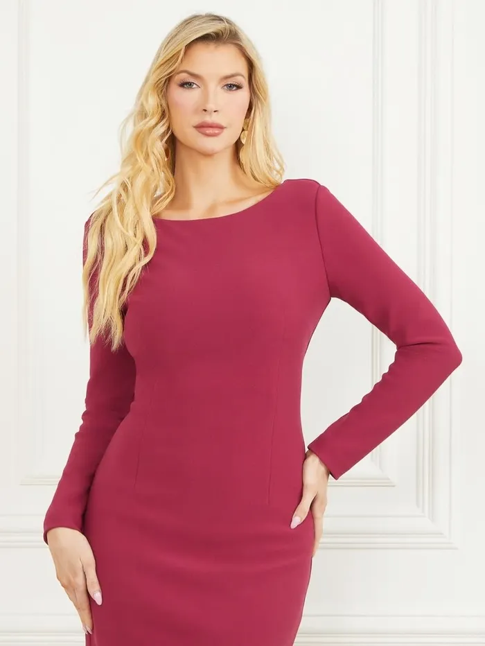 Dresses and Jumpsuits Mimi Pencil Dress Purple Petal GUESS Women