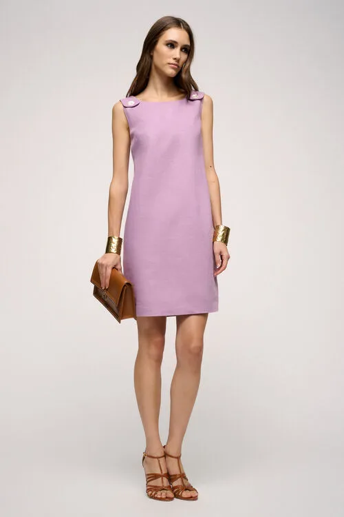 Dresses and Jumpsuits Piega Piega Lilac Luisa Spagnoli Women Dresses and Jumpsuits Piega Piega Lilac Luisa Spagnoli Women