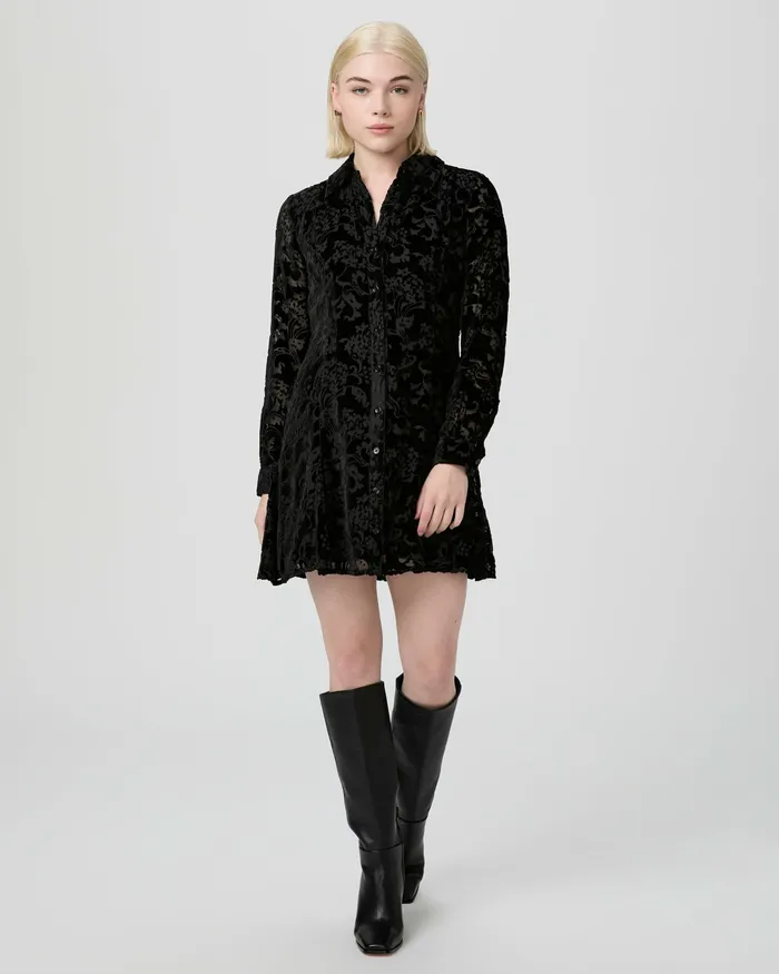 Dresses PAIGE Women Desano Petite Dress 8211 Black