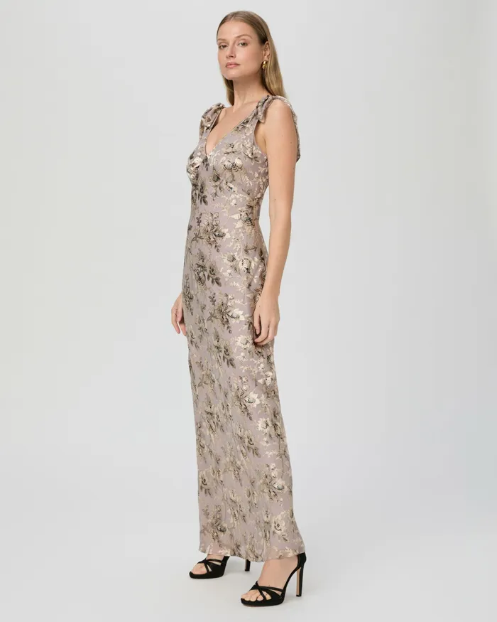 Dresses PAIGE Women Vialla Dress 8211 Pewter Multi Satin