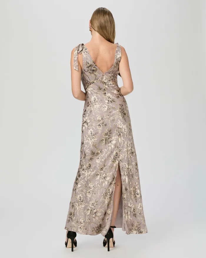 Dresses PAIGE Women Vialla Dress 8211 Pewter Multi Satin Dresses PAIGE Women Vialla Dress 8211 Pewter Multi Satin