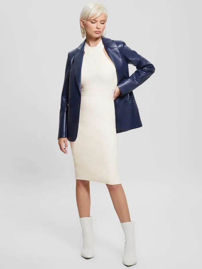 Eco Janice Dress Dove White Women Dresses and Jumpsuits GUESS Eco Janice Dress Dove White Women Dresses and Jumpsuits GUESS
