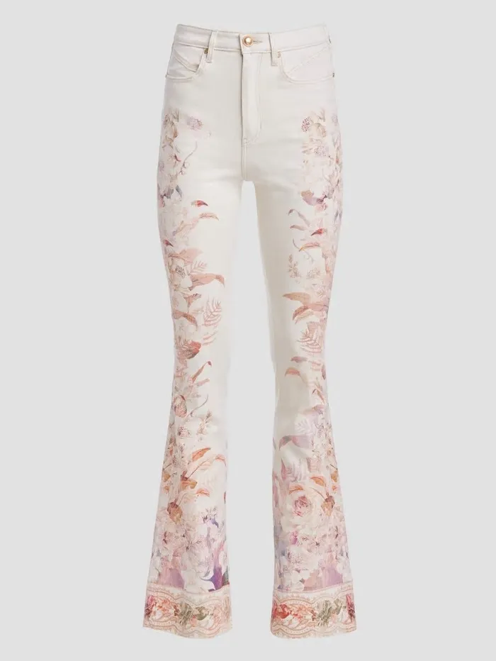 Eco Pop 821770s Floral Print Flare Jeans Harmony W Jeans and Denim GUESS Women Eco Pop 821770s Floral Print Flare Jeans Harmony W Jeans and Denim GUESS Women