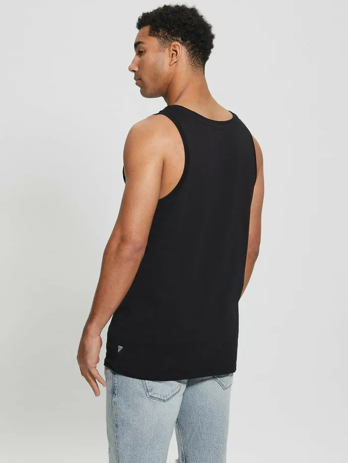 Eco Pride Logo Tank Black Men TShirts and Tanks GUESS