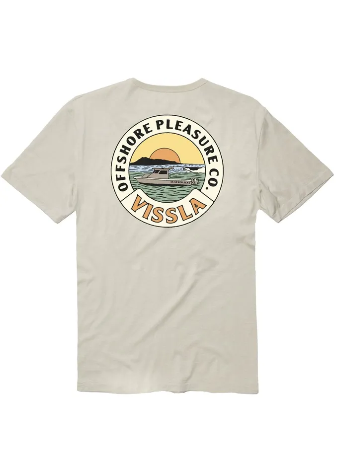 Eco Tees Men Seven Seas Organic Pkt Tee Bone Vissla