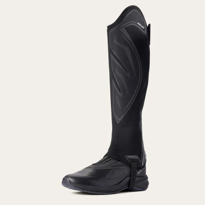 English Riding Boots MenWomen Ariat Ascent Half Chap Black Knit English Riding Boots MenWomen Ariat Ascent Half Chap Black Knit
