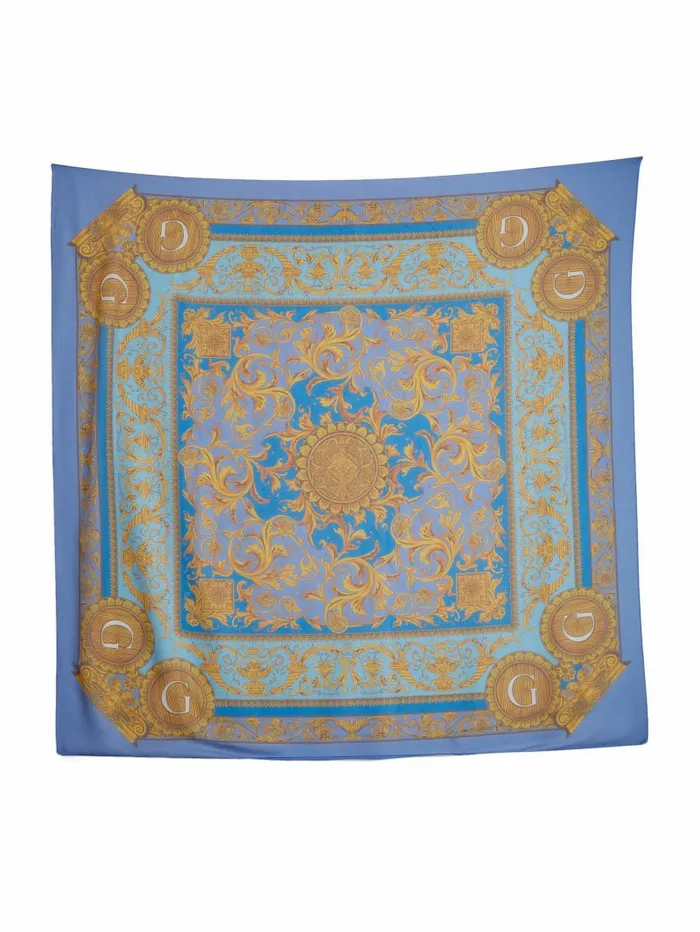 Eryn Sheer Silk Scarf Powder Blue Hats and Scarves GUESS Women Eryn Sheer Silk Scarf Powder Blue Hats and Scarves GUESS Women