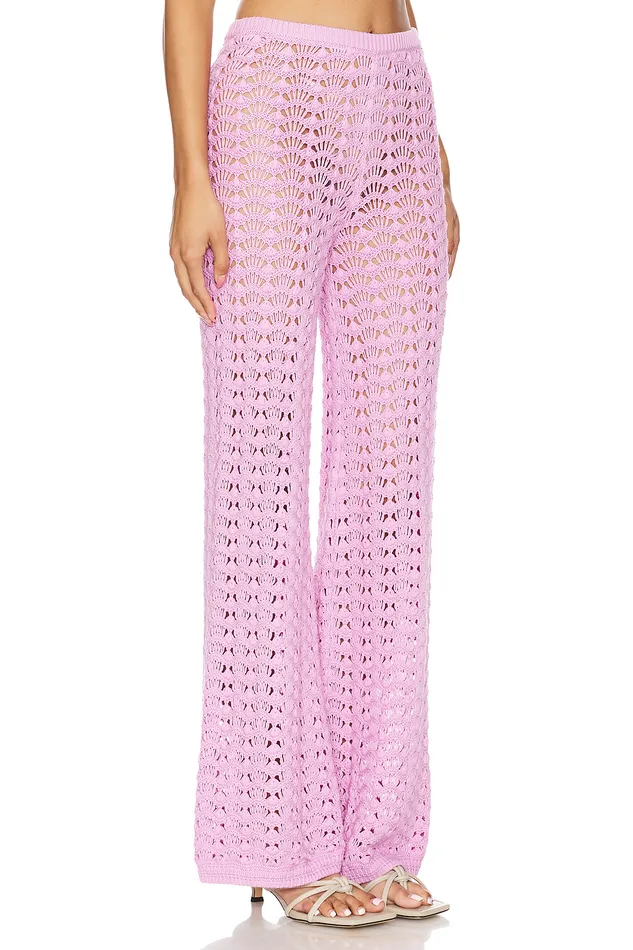 Estie Knit Pants Pink Women Lovers and Friends Pants Estie Knit Pants Pink Women Lovers and Friends Pants