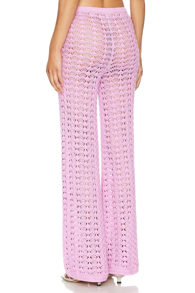 Estie Knit Pants Pink Women Lovers and Friends Pants Estie Knit Pants Pink Women Lovers and Friends Pants