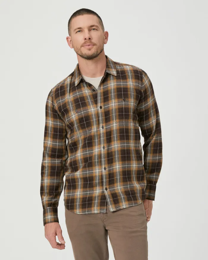 Everett Shirt 8211 Aged Cocoa Shirts PAIGE Men