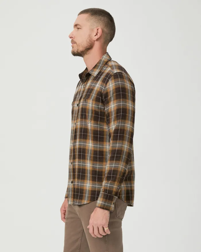 Everett Shirt 8211 Aged Cocoa Shirts PAIGE Men Everett Shirt 8211 Aged Cocoa Shirts PAIGE Men