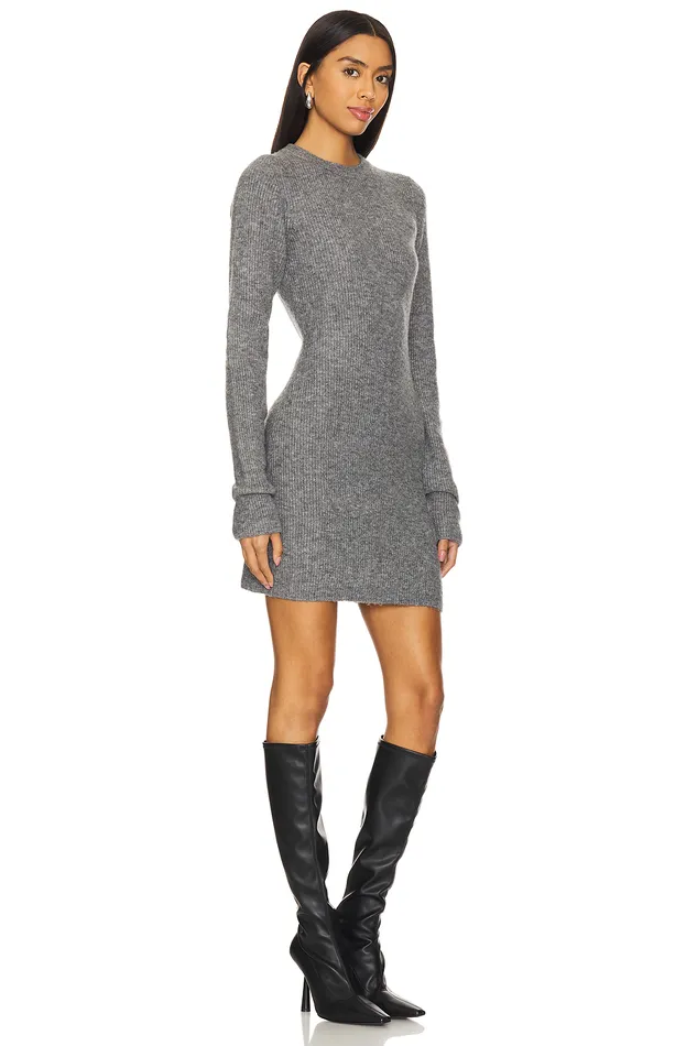 Evie Crewneck Dress Charcoal Heather Women Lovers and Friends Sweaters and Knits Evie Crewneck Dress Charcoal Heather Women Lovers and Friends Sweaters and Knits