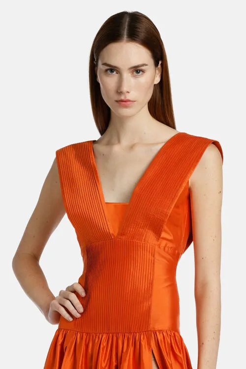 Fashion Show Luisa Spagnoli Women Perlas Perlas Orange