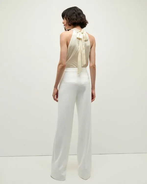 Fernanda Silk Bodysuit Ivory Women Veronica Beard Tops Fernanda Silk Bodysuit Ivory Women Veronica Beard Tops