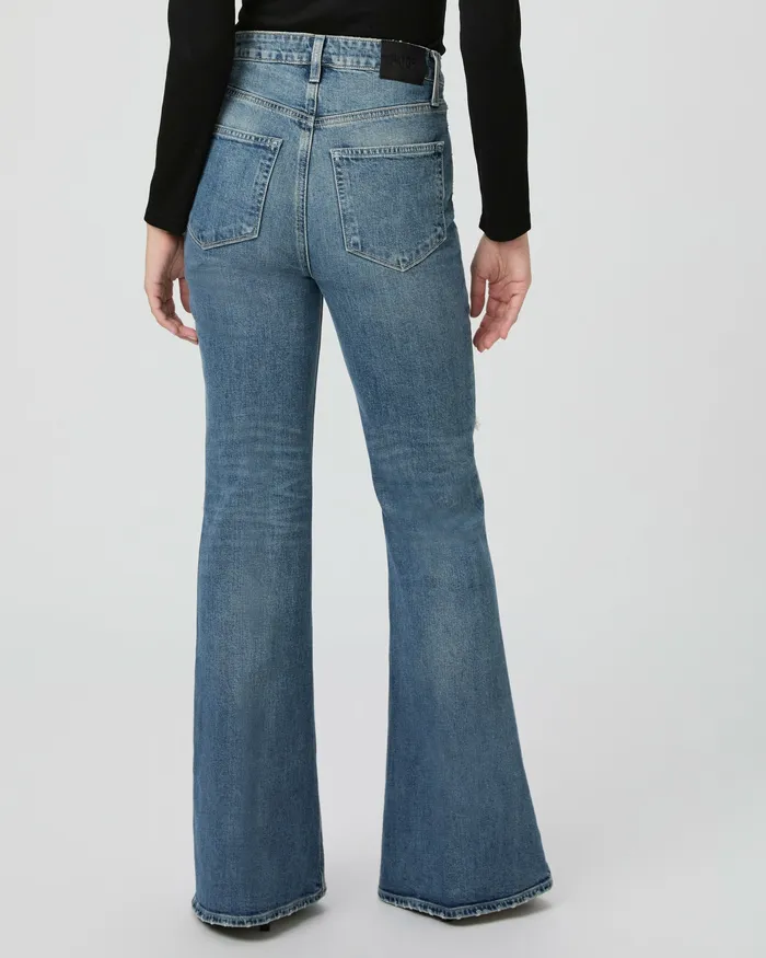 Flare Women Charlie 32 Inch Flare Jean 8211 Blue Note Destructed PAIGE Flare Women Charlie 32 Inch Flare Jean 8211 Blue Note Destructed PAIGE