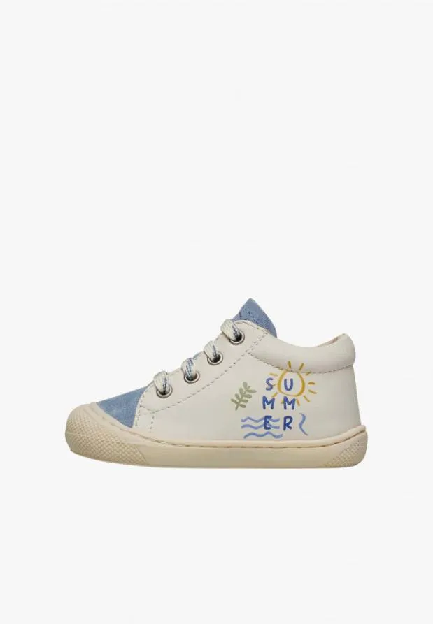 Flat Shoes Kids Naturino NATURINO SORIEL Whitelight Blue
