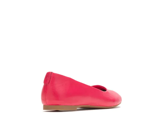 Flats and SlipOns Women Kendal Ballet Perfect Fit Fire Red Leather Hush Puppies Flats and SlipOns Women Kendal Ballet Perfect Fit Fire Red Leather Hush Puppies