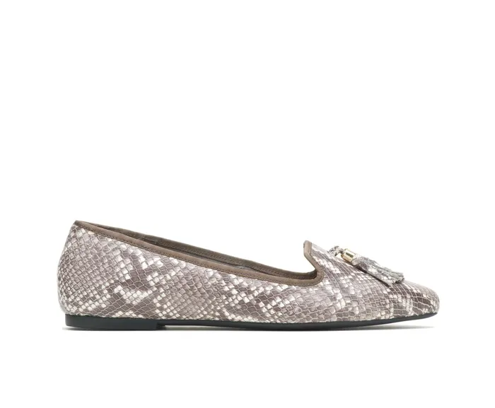 Flats and SlipOns Women Sadie Tassel SlipOn Natural Snake Leather Hush Puppies