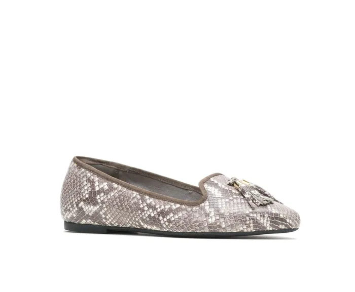 Flats and SlipOns Women Sadie Tassel SlipOn Natural Snake Leather Hush Puppies