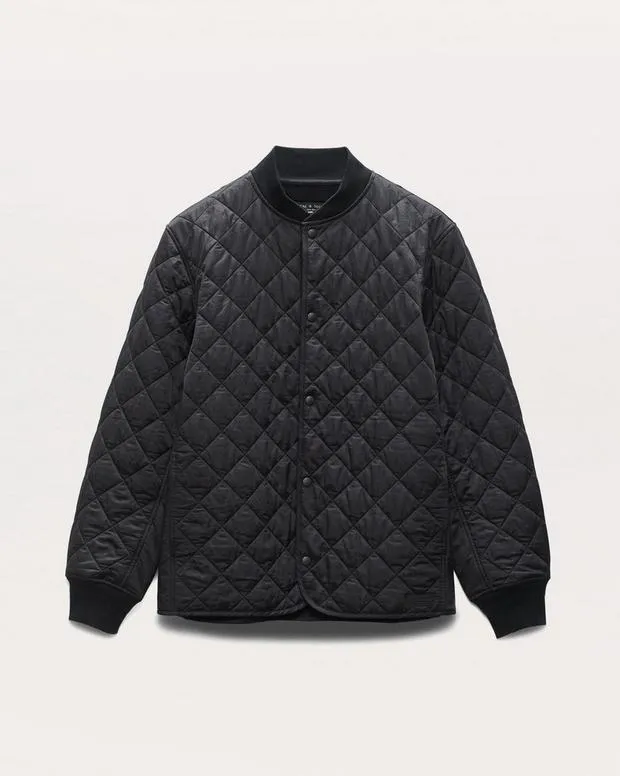 Focus Quilted Italian CottonBlend Liner Jacket Black Jackets and Coats rag and bone Men