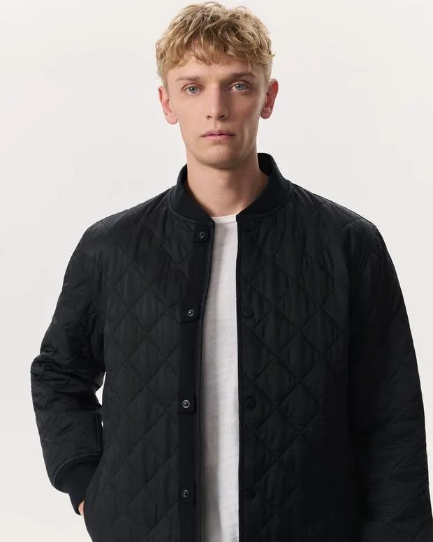 Focus Quilted Italian CottonBlend Liner Jacket Black Jackets and Coats rag and bone Men