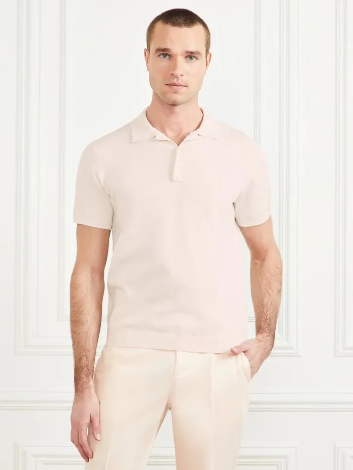 Formal Performance Polo Salt White Shirts GUESS Men