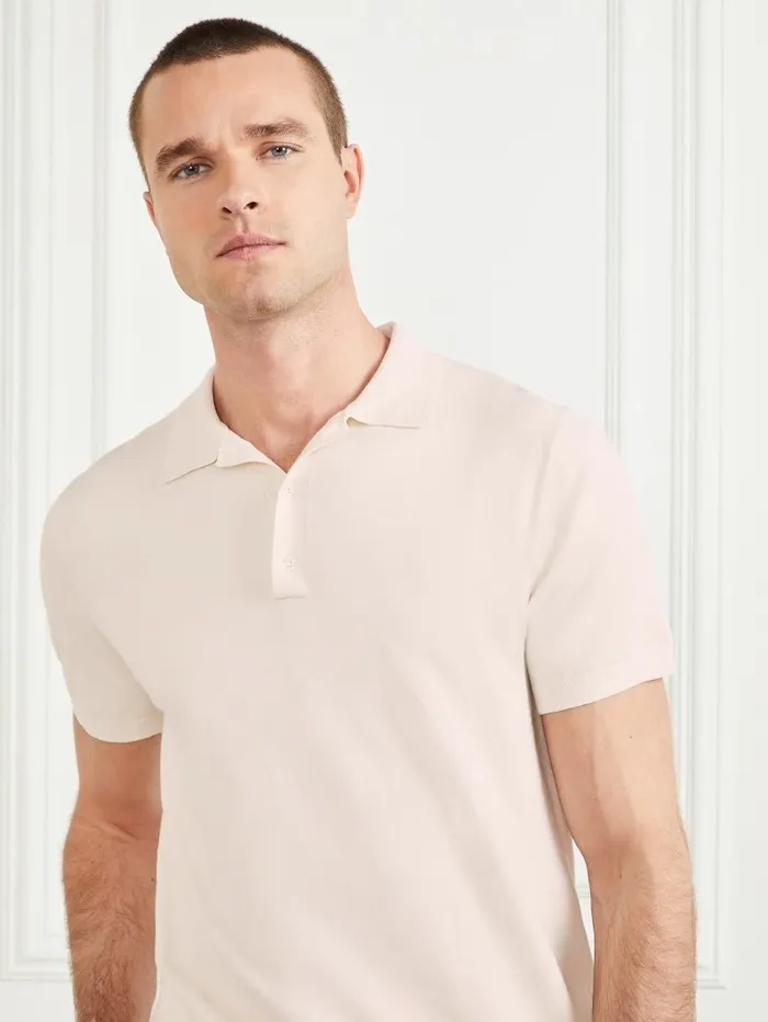 Formal Performance Polo Salt White Shirts GUESS Men Formal Performance Polo Salt White Shirts GUESS Men